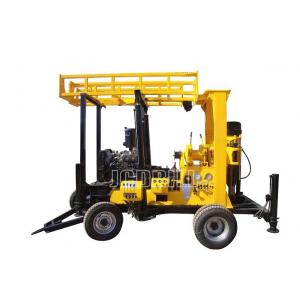 China 600M Deep Small Trailer Mounted Borehole Water Well Drilling Rig supplier