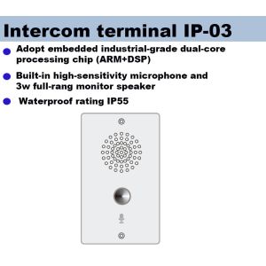 China IP55 Voice Intercom Help Point Phone With 3W Full Range Monitor Speaker wholesale