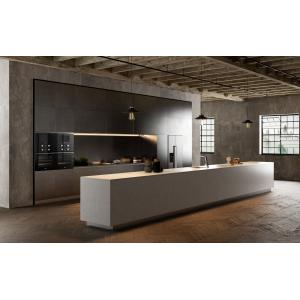 Modern Industrial Style Kitchen Cabinets Tailored Melamine Grey Kitchen System