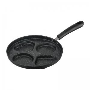 China Hot Sale Medical Stone Kitchen Egg Cooking Fry Pan Round Shape Frying Pan Non Stick Egg Cooker Pan supplier