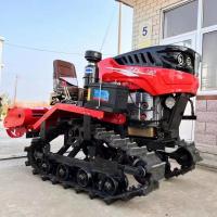 China Agriculture Machinery Equipment 35HP Diesel Farm Walking Tractor With Rotary Tillage Machine on sale