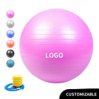 China Extra Thick Yoga Ball Exercise Ball, 5 Sizes Ball Chair, Heavy Duty Swiss Ball for Balance, Stability, Pregnancy Extra T on sale