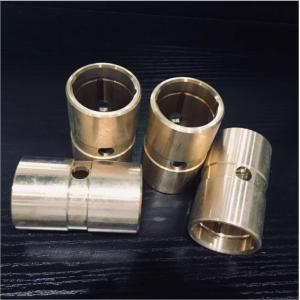 China Precision Flanged Groove Cast Bronze Bearings Spiral Inside Groove Bearings supplier