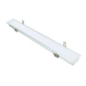 China 100 - 240V 15W Recessed LED Linear Lighting With Aluminum Alloy Lamp Body supplier