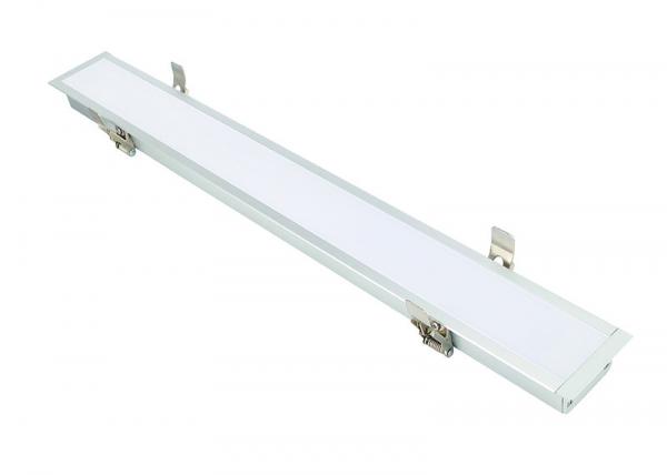 100 - 240V 15W Recessed LED Linear Lighting With Aluminum Alloy Lamp Body