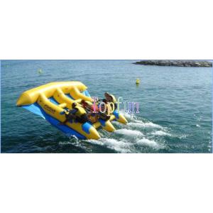 Commercial 0.9mm PVC Inflatable Fly Fishing Boats Equipment For Surfing In Sea