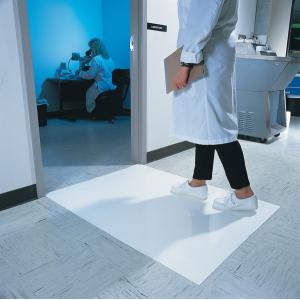 Dust Control Sticky Entry Mat White Transparent Grey Cleanroom Antimicrobial