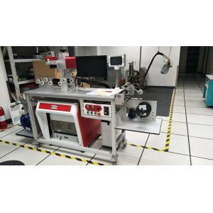 China 355 Nm Cable Laser Marking Machine Laser Energy Saving Marking Equipment supplier