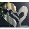China Heart Love Theme Stainless Steel Art Sculptures Indoor ODM &amp; OEM Service wholesale