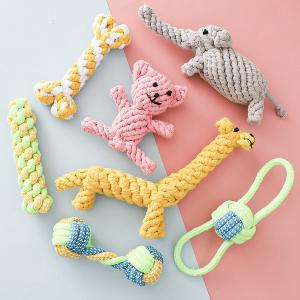 Rope Biting Teeth Puppy Chew Toys For Relieving Boredom Best Chew Toys For Small Puppies