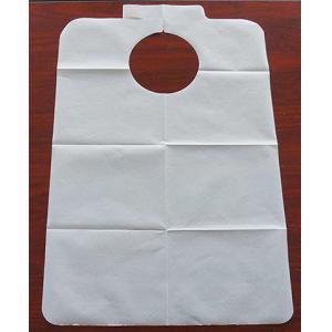 Disposable water proof dental apron for hospital or dentsit clinic ,white apron with Paper+PE