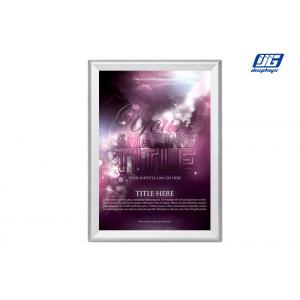 Customized Size Silver Durable Aluminum Snap Poster Frame