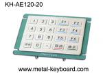 Teclado numérico industrial do anti vândalo de 20 chaves, teclado numérico exterior da entrada do acesso