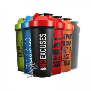 Custom Logo Fitness Plastic Gym Protein Shaker Bottles Bpa Free