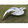 China Abstract Large Metal Lawn Sculptures Mirror Stainless Steel Outdoor Decorative wholesale