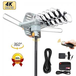 China 150 mile outdoor antenna high gain FM/VHF/UHF 360 degree rotation outdoor tv antenna supplier