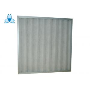 China Corrugated - Type Air Filter Pre Filter 595x595x21mm For Central Air Conditioning supplier