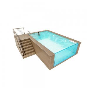 Lucite Acrylic Backyard Swimming Pool for Villa and Beach House Prefab Garden Houses