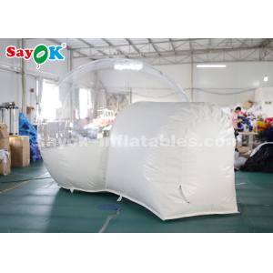 Inflatable Transparent Tent 3m PVC Outdoor Inflatable Bubble Tent For Family Camping Backyard CE SGS ROHS