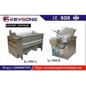Small Scale Food Frying Machine For Fried Snacks Chips Production Line No Oil Smoke
