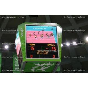 China P10 LED display Rich Color Sports Ground Advertising Boards , LED screen stadium supplier