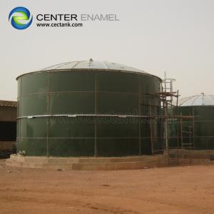 China Glass Lined Steel Potable Water Tanks For Waste Water Treatment Fire Fighting Water Storage supplier