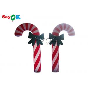 2m  Inflatable Arch Christmas Crutches With Led Light
