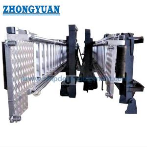 China ISO 5488 Aluminum Marine Accommodation Ladder With Fixed Platform Marine Outfitting supplier