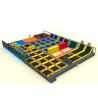China Mall Playground Equipment Kids Trampoline Park With Nylon Mesh And Pearl Cotton wholesale