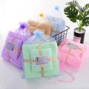 China Confección de toallas de baño de lana de coral gruesa y absorbente con diseños de impresión personalizados wholesale
