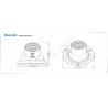 China 2.8-12mm Optional, 1/4' SHARP CCD Vandal Proof Dome Camera With Auto White Balance wholesale