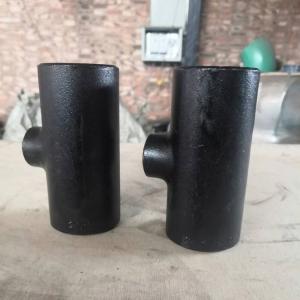 ASTM A234 Carbon Steel Tees Black WPB Butt Welding 2 Inch Black Pipe Tee