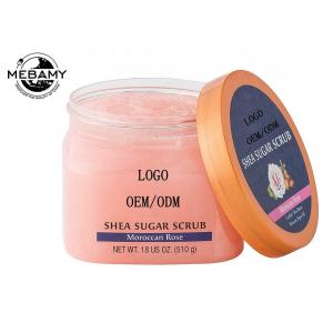 Shea Sugar Moroccan Rose Body Scrub Exfoliting Moisturizes And Whitening