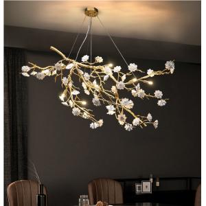 Eco OEM Tree Branch Crystal Chandelier High End Pendant Lights 15 To 30m2