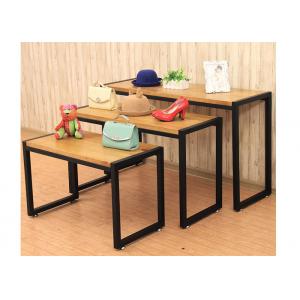 China Fashion Style Merchandise Display Tables , Lightweight 3 Tier Retail Display Table wholesale