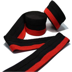 China Ancho 5,7 cm Cintas elásticas de poliéster de caucho de 57 mm Cintas de poliéster recicladas wholesale