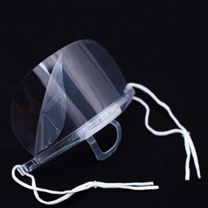 China Máscara protetora plástica do ANIMAL DE ESTIMAÇÃO reusável do ABS para o serviço de alimentação supplier