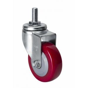 Edl Light 3" 70kg Threaded Swivel TPU Caster 3633-84 for Industrial and Smooth Movement