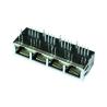 ARJM14A1-805-AB-CW2 protegió 1x4 el conector del puerto RJ45 Magjack con la base-T 2.5G