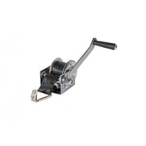 800 Lb Manual Hand Winch With Strap , Hand Crank Boat Winch