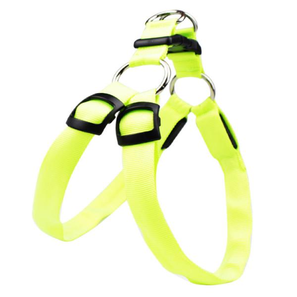 Training Led Dog Harness Glowing Security Pet Safety Fluorescent Soft USB