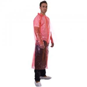 Fluid Resistant Breathable Lab Coats , 100% Biodegrade Disposable Rain Ponchos