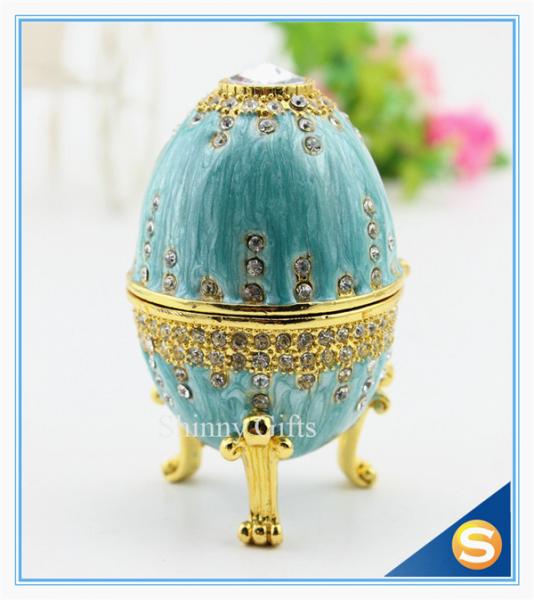 easter egg wedding gift /wedding gift / Easter egg/ blue colour with diamond