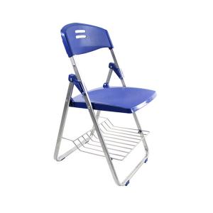 450*520*810mm Foldable Training Room Chairs With Book Net