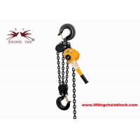 China 9 Ton / 88.2kN Lever Chain Hoist With 3-Chain-Fall And 10mm Alloy Steel 20Mn2 Grade 80 on sale