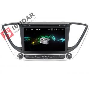 Multi Touch Screen Android Car Navigation System DVD GPS For Hyundai Verna / Solaris 2017