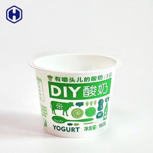 China Freezer Usage 	IML Cup Small Round Plastic Containers  Scratch Resistant supplier