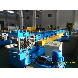 China Shelf Panel Rack 2.5mm 11kw Upright Roll Forming Machine supplier