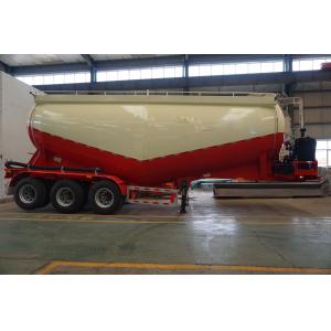 China TITAN vehicle 3 axle Bulk cement trailer with diesel engine air compressors for sale supplier