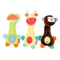 China Newborn Soft Toys Hand Ring Lovely Zoo Series Baby Plush Hand Ring on sale
